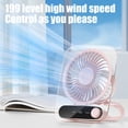 thumbnail image 4 of Ohufall USB Rechargeable Portable Fan Wall Mount And Stand Multi Speed Cooling Fan For Bedroom Office, 4 of 5
