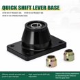 thumbnail image 3 of Langgg Cars Shift Knob Lever Base Shifter Kit Small Wearable High Fit Easy Installation Knob Accessories Repairing Shop Black Black, 3 of 6