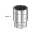 thumbnail image 2 of Unique Bargains 30mm 12 Point Shallow Socket 3/4' Drive Standard Metric Chromium Vanadium Steel, 2 of 5