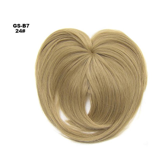 EGNMCR Perruques Cheveux Humains Femmes Perruque Soyeuse à Clip Topper Perruque Fibre Thermique Perruque Cheveux Mode Topper Fiber