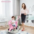 thumbnail image 4 of Gymax Baby Rocking Horse 4 in 1 Kids Ride On Toy Push Car w/ Music Indoor Outdoor Gift, 4 of 10