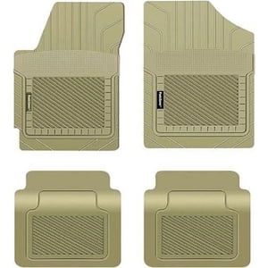 PantsSaver Car Floor Mats Custom Fit Car Mats for Ford F-250 Super Duty 2017-2023 All Weather (Beige)