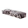 thumbnail image 2 of Rongfmy Stretch Jacquard Dining Bench Cover Removable Bench Slipcover Washable B, 2 of 9