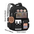 thumbnail image 2 of **Large Capacity Cute Capybara Backpack For Junior High Students Durable And Easy To Clean Ergonomic Design For Back ** Stationery Organizer Rhinestones for Crafts Stationery Cards And Envelopes Set, 2 of 3