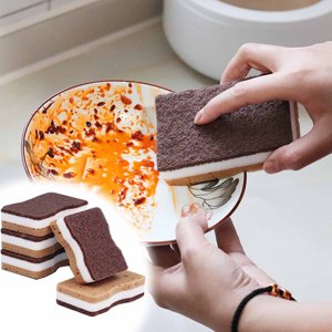 TIMIFIS Kitchen Gadgets Dishwashing Seaweed Sponges Sponge Wipe High Density Dishwashing Seaweed Sponge Household Kitchen Cleaning Sponge Wipe Dishwashing Cloth Kitchen & Dining