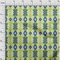 thumbnail image 2 of oneOone Cotton Poplin Fabric Diamond & Swirl Ikat Decor Fabric Printed BTY 42 Inch Wide, 2 of 4