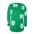 thumbnail image 5 of EGNMCR Chandail à Col Rond pour Femmes, Chandail pour Femmes Mode pour Femmes Imprimé de Noël Confortable à Manches Longues Chandail Ample Haut Chandail pour Femmes, 5 of 5