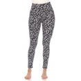 thumbnail image 1 of White Mark Leggings Léopard Ultra Doux pour Femmes, 1 of 5