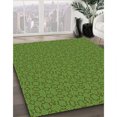 thumbnail image 3 of Ahgly Tapis Rectangulaire Lavable en Machine, Algues Vertes, 6 Pieds x 9 Pieds, 3 of 7
