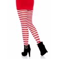 thumbnail image 2 of Collants Rayés Blancs / Rouges Grande Taille, 2 of 5