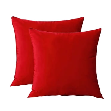 Throw Pillow Covers, Furenl Pillows 18X18 4-Piece Set Interior Decoration Cushions for Home Sofa Bed, 2 Pillow Cases