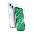 thumbnail image 1 of onn MagSafe Compatible Phone Case (Clear) and Glass Screen Protector with Easy Application Tray for iPhone 17e / iPhone 16e / iPhone 15 / iPhone 14 / iPhone 13, 1 of 10