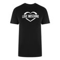 thumbnail image 1 of Love Moschino Womens Heart Logo T-Shirt, 1 of 3