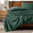 thumbnail image 1 of Bare Home Ensemble de Draps en Molleton Microplush - Ultra Doux - Poche Profonde - Lit Simple, Vert Forêt, 1 of 7