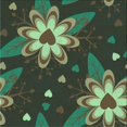 thumbnail image 1 of Ahgly Company Machine Washable Indoor Square Transitional Dark Forest Green Area Rugs, 4' Square, 1 of 7