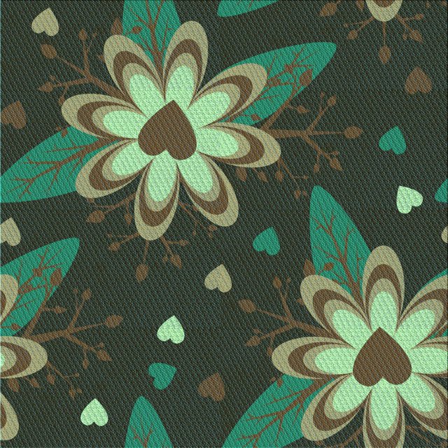 Ahgly Company Machine Washable Indoor Square Transitional Dark Forest Green Area Rugs, 4' Square