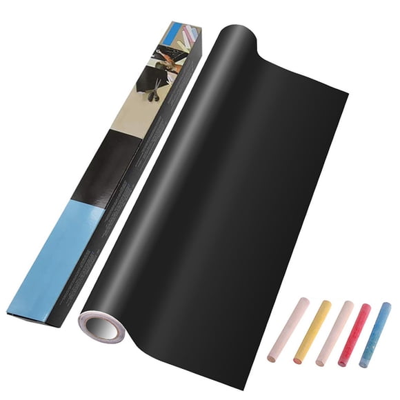 Chalkboard Wall Sticker Roll 18X79 Inch Wallpaper Stick Chalk Board Contact Paper Diy Decal Adhesive Blackboard Removable