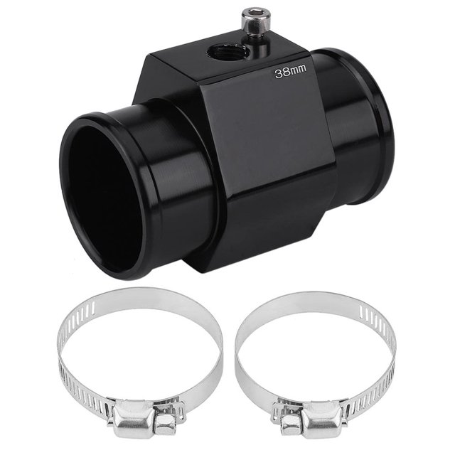 Herwey Temperature Sensor Adapter, Car Water Temp Temperature Joint Pipe Hose Sensor Gauge Adapter, Water Temp Joint Pipe