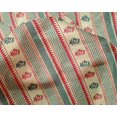 thumbnail image 4 of oneOone Silk Tabby Fabric Geometric|Stripe & Floral Block Printed Fabric 1 Yard 42 Inch Wide, 4 of 4