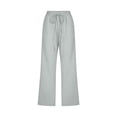 thumbnail image 4 of AherBiu Plus Size Capris pour Femmes Pantalon Capri Décontracté d'Été en Coton et Lin Taille Haute Droit Court, 4 of 5