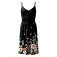 thumbnail image 4 of TJAZFJPA Robes Midi pour Femmes Robe d'Été Sans Manches Décontractée Imprimée Robe de Soirée Élégante Robe Longue Robe de Retour, 4 of 4