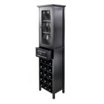thumbnail image 2 of Winsome Burgundy Wine Display Tower, Black - 20667, 2 of 9