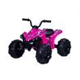 thumbnail image 3 of Kid Trax 12V Glow ATV Ride-On Toy, Pink, with LED Lights, Rechargeable Battery, Ages 3–6, 3 of 8