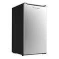 thumbnail image 3 of Hamilton Beach 3.3 Cu.Ft Mini Fridge with Freezer, Compact Refrigerator, Single Door, Energy Star, Reversible Door, Stainless Steel, 3 of 7