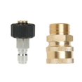 thumbnail image 2 of Pressure Washer Adapter Set Quick Connect Kit Metric M22 15mm 5000 PSI Couplers, 2 of 7