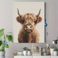 thumbnail image 4 of Art Mural sur Toile Style Ferme Vache Highland 15,75 X 11,81 Pouces, 4 of 8