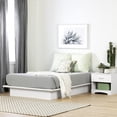 thumbnail image 1 of South Shore Step One Full Platform Bed, in Pure White, 1 of 9