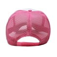 thumbnail image 2 of 6-Pack Trucker Hat Adjustable Cap (White & Pink), 2 of 2