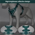 thumbnail image 3 of Harnais Réfléchissant pour Chien Style Gilet Harnais de Poitrine Design Structure Fournitures pour Animaux Café/l, 3 of 9