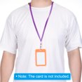 thumbnail image 5 of Unique Bargains Polyester Flat Strap Neck Lanyards with Clip Swivel Hook Purple 20 Pack, 5 of 5
