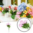 thumbnail image 3 of 11Head Carnation Artificial Flowers Plastic Fake Plants Home Party Wedding Decor, 3 of 8