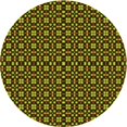 thumbnail image 1 of Ahgly Tapis Rond Lavable en Machine Intérieur Transitionnel Vert Pistache, 3 Pieds Rond, 1 of 7