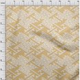 thumbnail image 4 of oneOone Rayon Dark Beige Fabric Geometric Sewing Material Print Fabric By The Yard 56 Inch Wide, 4 of 4