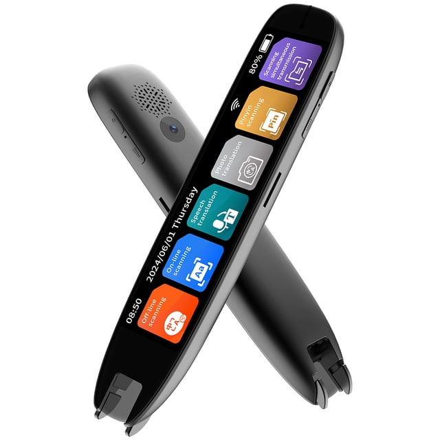 Scanning Dictionary Translation Pen Scan Reader Device Text Scanning Reading Translator WiFi/BT Connection 142 Languages Online Photo Translate Languages
