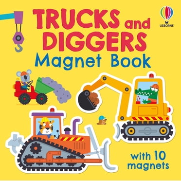 New and Trending: Trucks And Diggers Magnet Book by Kristie Pickersgill