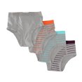 thumbnail image 1 of Buyless Fashion Boys Brief In Assorted Colors Soft Cotton Underwear 4 Pack, 1 of 7