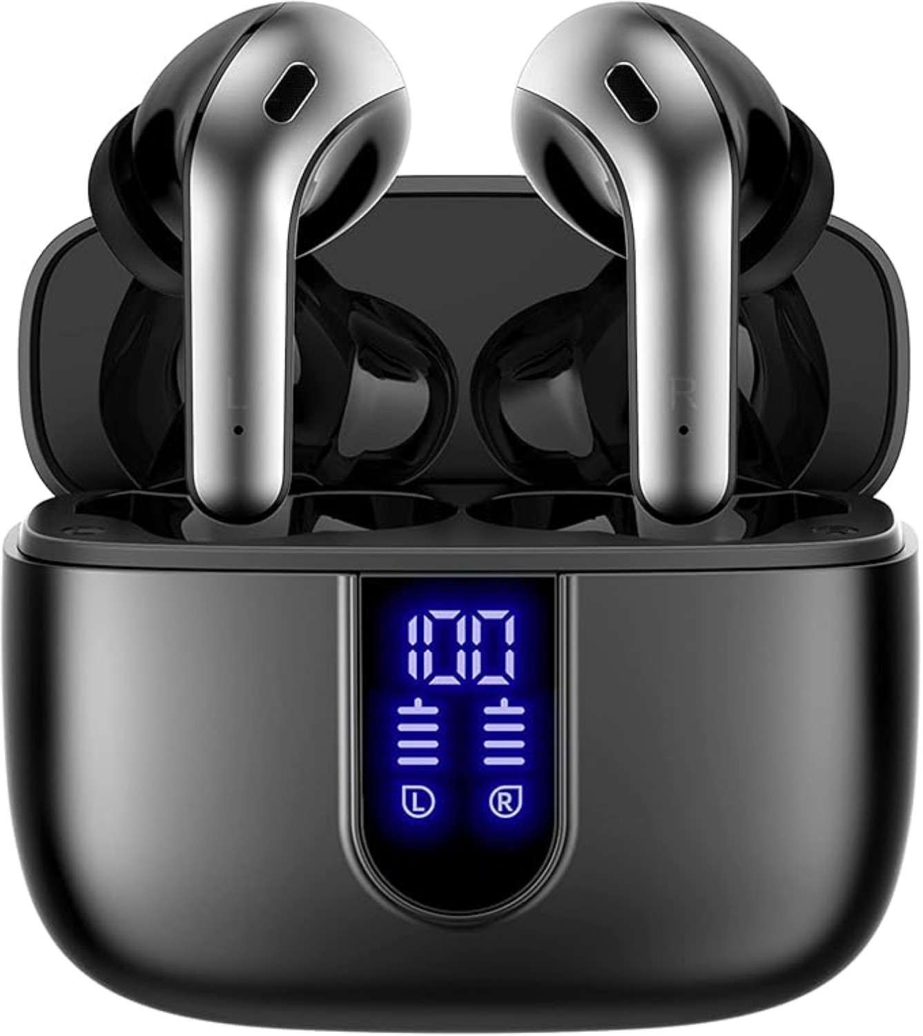 Refurbished TAGRY X08 Bluetooth Headphones True Wireless Earbuds 60H Playback LED Power Display