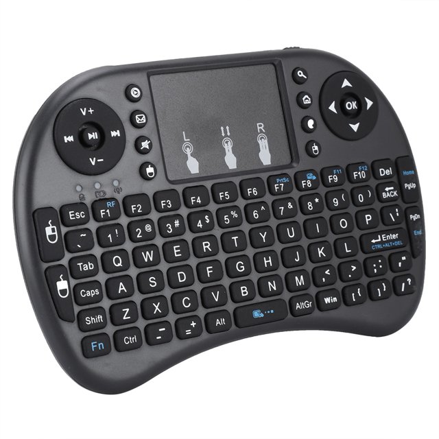 Fdit Mini Keyboard, un Clavier Sans Fil compact à 92 Touches 2,4 GHz avec Pavé Tactile Intégré à Haute Sensibilité Doté d'Un design à Retournement à 360 Degrés. le Clavier Mini QWERTY Noir Comprend des Touches de Contrôle Multimédia, des Touches de Contrôle pour Jeux PC, et un design Ergonomique à Main. Il Prend en Charge les modes Veille et Réveil Automatiques et Est Prêt à l'Emploi avec un Récepteur USB Rangé dans le Compartiment à Piles. Convient aux Téléviseurs Intelligents, PC et Appareils Android.