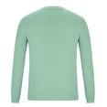 thumbnail image 4 of cfhntfmh Sweaters for Men Soft Crewneck Basic Thermal Shirts Comfy Long Sleeve Knitted Pullover Sweaters Fall Winter Loungewear, 4 of 5