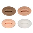thumbnail image 1 of Silicone Bouche Lèvres Modèle, Lèvres Pratiques Élastiques Réel 4 Pcs pour le Tatouage, 1 of 8