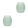 thumbnail image 4 of Transemion Pot à Thé en Céramique Portable Anti-Humidité Grande Capacité et Mignon Robuste et Durable en Céramique Forme de Chat Pots à Thé en Céramique Vert 150ml 2ensemble, 4 of 6