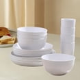 thumbnail image 4 of LSLJS Bowl Dish Plates Cup Tableware 16 Piece Solid Color Household Plastic Drop Resistants Tableware Set, Plastics Tableware Seting, Gifts for Women/Men, 4 of 6