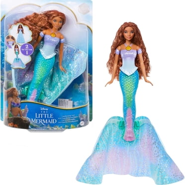 ​Disney The Little Mermaid Transforming Ariel Fashion Doll, Switch from Human to Mermaid, Toys Inspired by the Movie