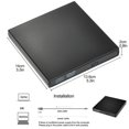 thumbnail image 4 of External CD DVD Drive,for Laptop Notebook PC Desktop Computer, 4 of 7