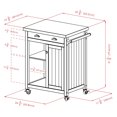 thumbnail image 5 of 20727 Timber Kitchen Cart, 5 of 5