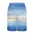 thumbnail image 4 of Plebaso Beach Shorts for Men Gradient Print Casual Shorts Drawstring Lightweight Summer Fashion Shorts, 4 of 5